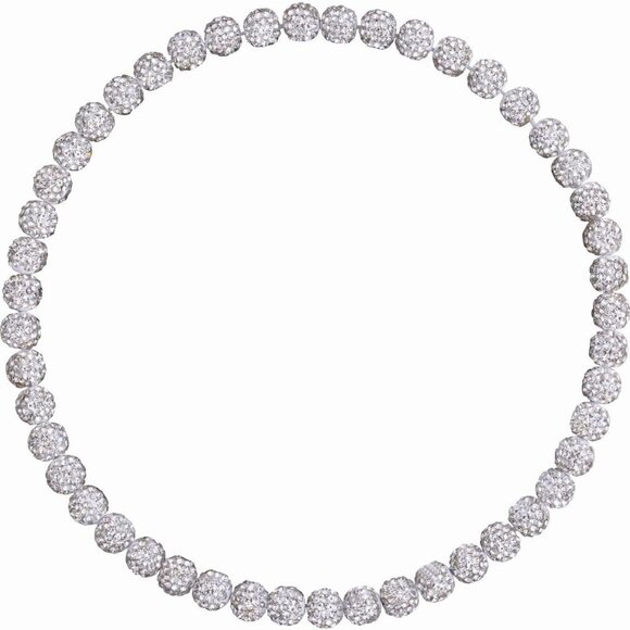 Other - Baseball Necklace Beaded for Men, Bling Ice 16in/18in/20in Shiny Baseball Chain